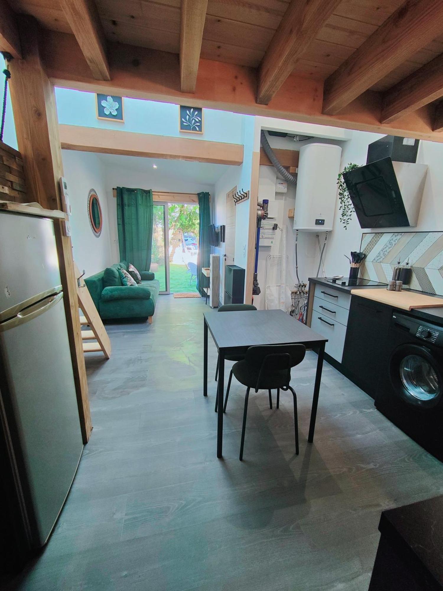 Tiny House Avec Jardin Et Acces Piscine Chauffee Villa Saint-Médard-en-Jalles Eksteriør bilde