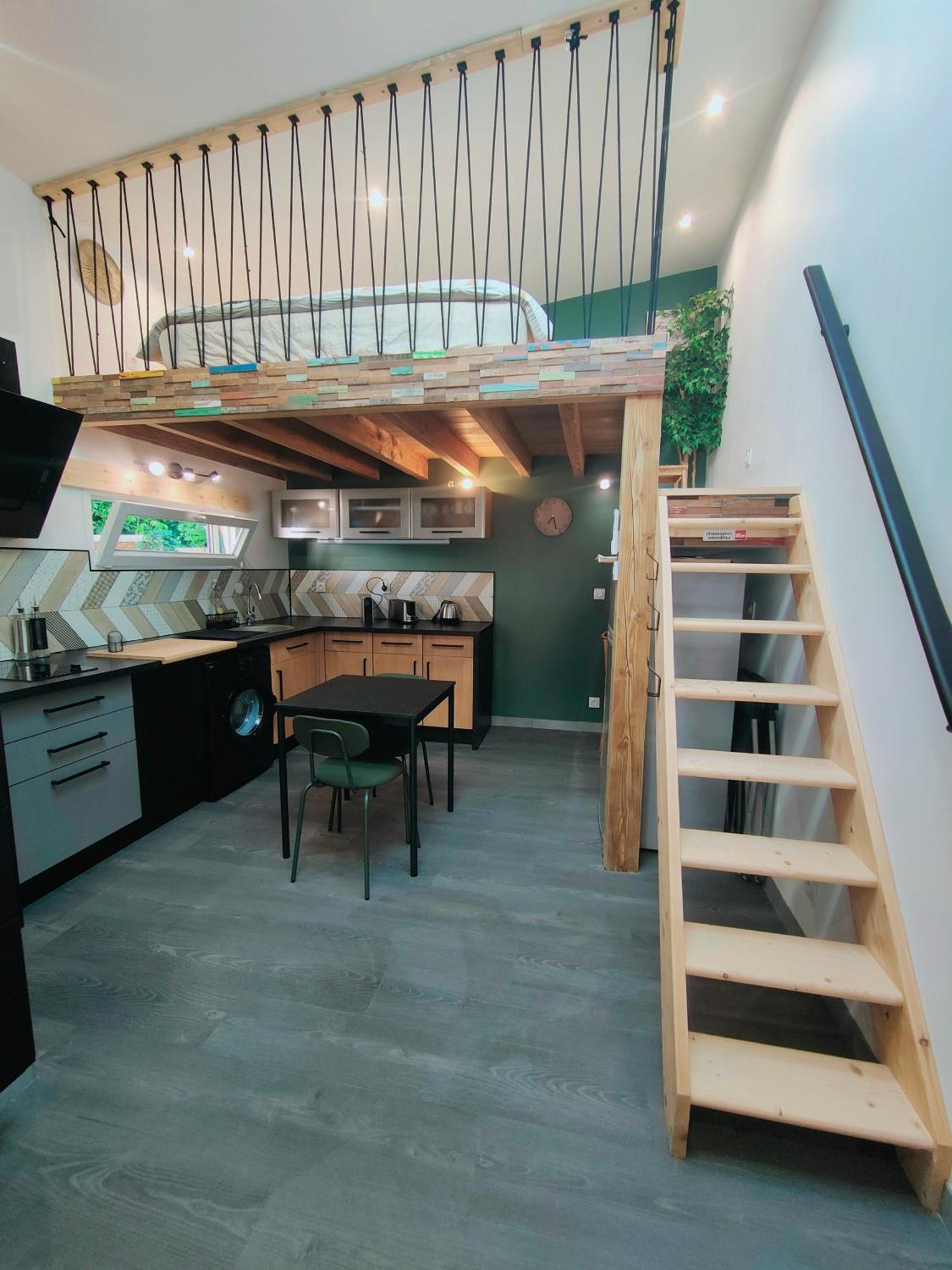 Tiny House Avec Jardin Et Acces Piscine Chauffee Villa Saint-Médard-en-Jalles Eksteriør bilde